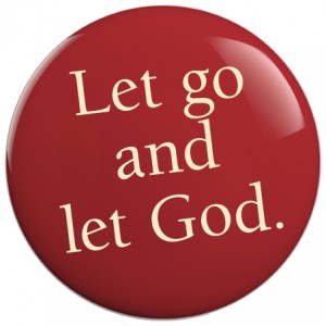 Let go and let God graphic
